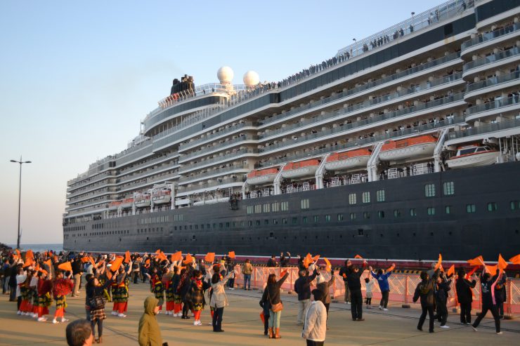 クルーズ船のおもてなし